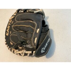Easton PFP2Y Catchers Mitt 32.5 Inch Black Cowhide Leather Youth Baseball Glove